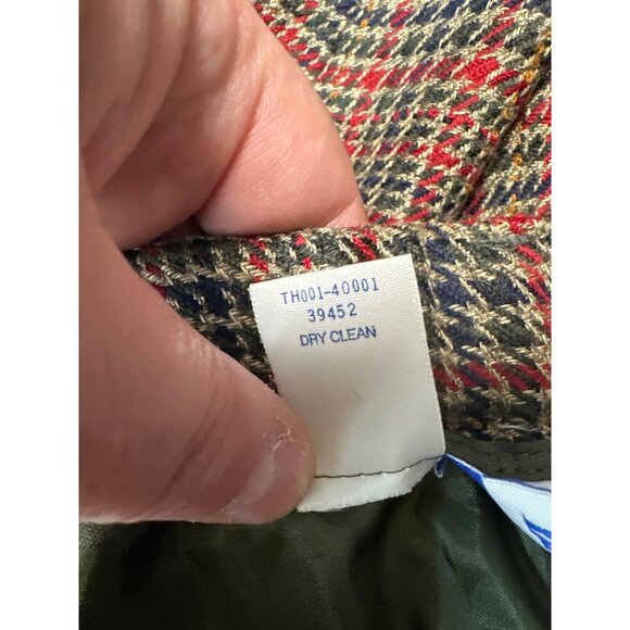 Pendleton Vintage Womens Plaid Wool Blend High-Waisted Trousers Size 10 - Picture 7 of 10